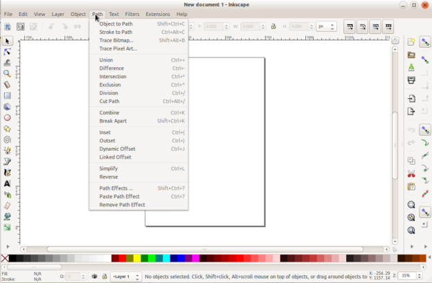 No Icons in Inkscape Menus Fix – Ubuntu GNOME 16.04 (64bit)