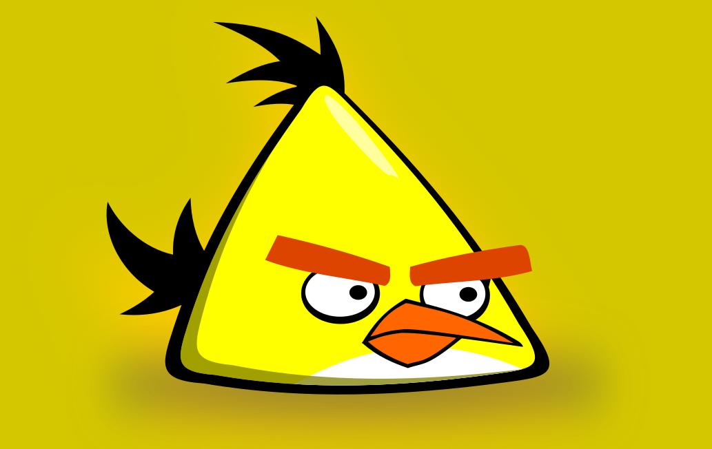 Inkscape – Yellow Angry Bird