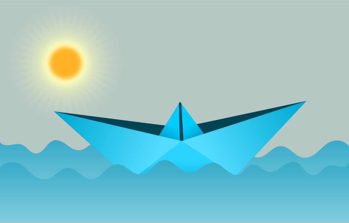 Inkscape – Paper Boat Vector